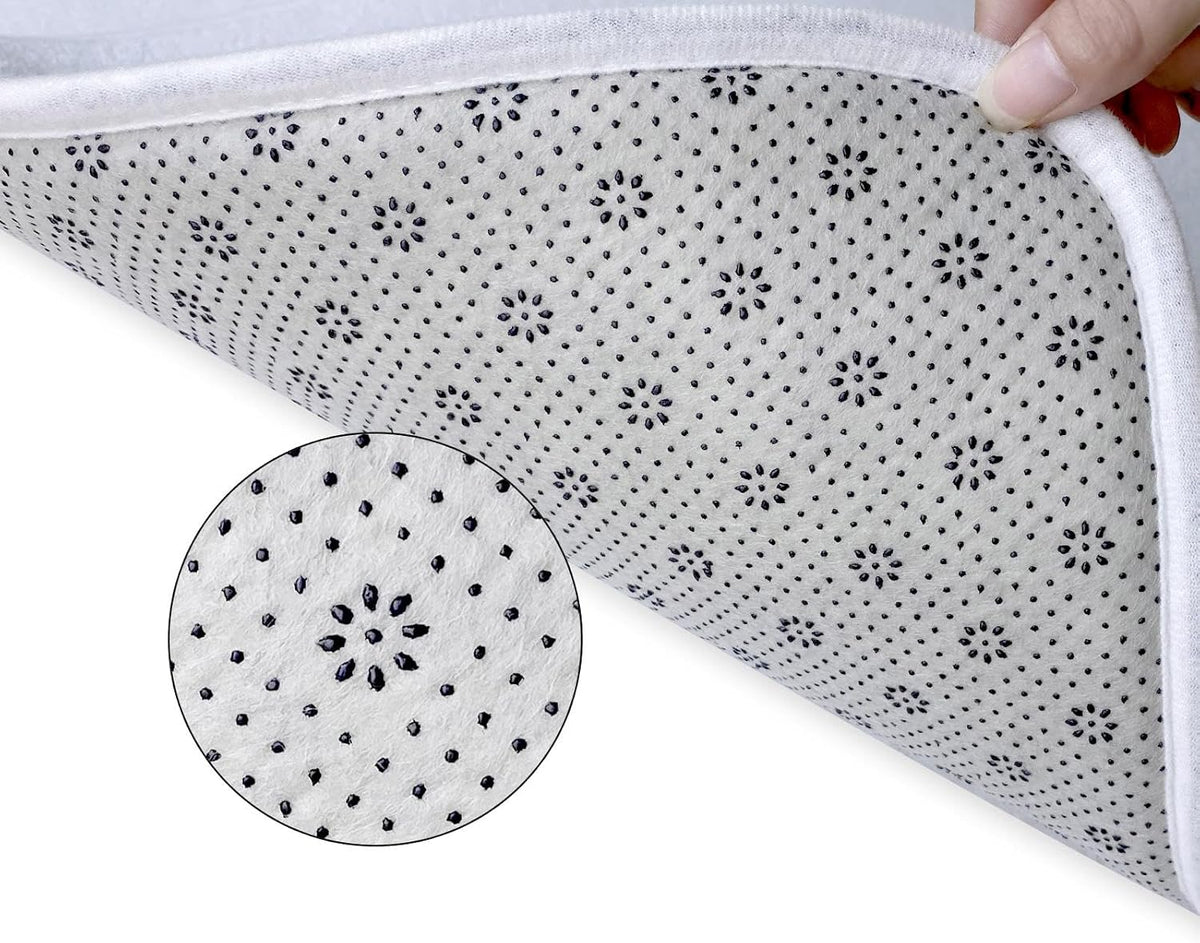 Christmas Round Area Rugs Farm Yellow Truck Winter Snow Scene New Year Holiday Theme Pattern Soft Circle Mat for Living Room Bedroom Low Pile Carpet 23.6 Inch